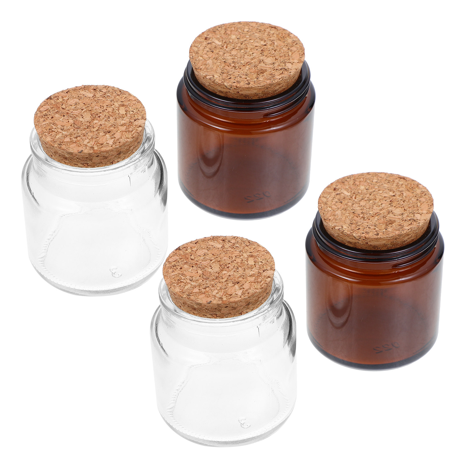 Candle Making Supplies Jars - 4 stuks glazen potten voor het