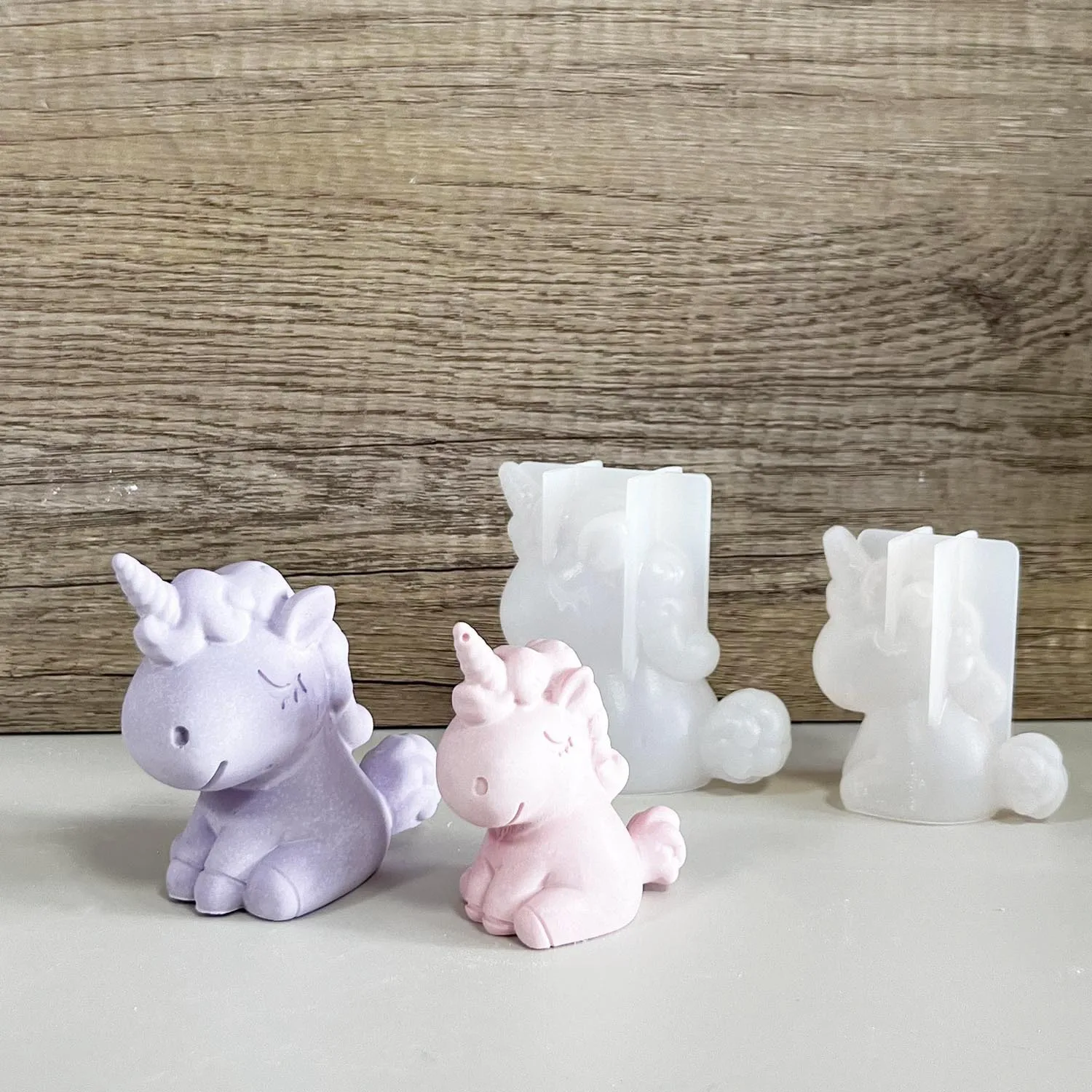 Candle Making Supplies Kit - 3D Geometrische Siliconen Eenhoorn Kat Herten