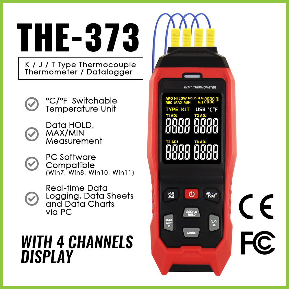 Digital Thermometer Probe - K J T E R S