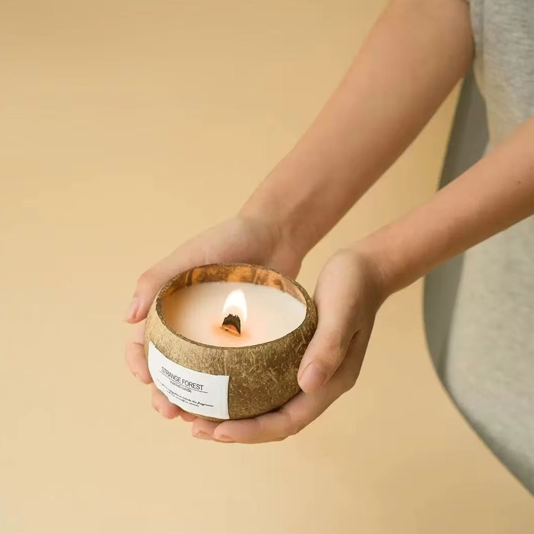 Natuurlijke kokosnoot geurkaar - Candle Supplies Free Shipping recensie en prijs
