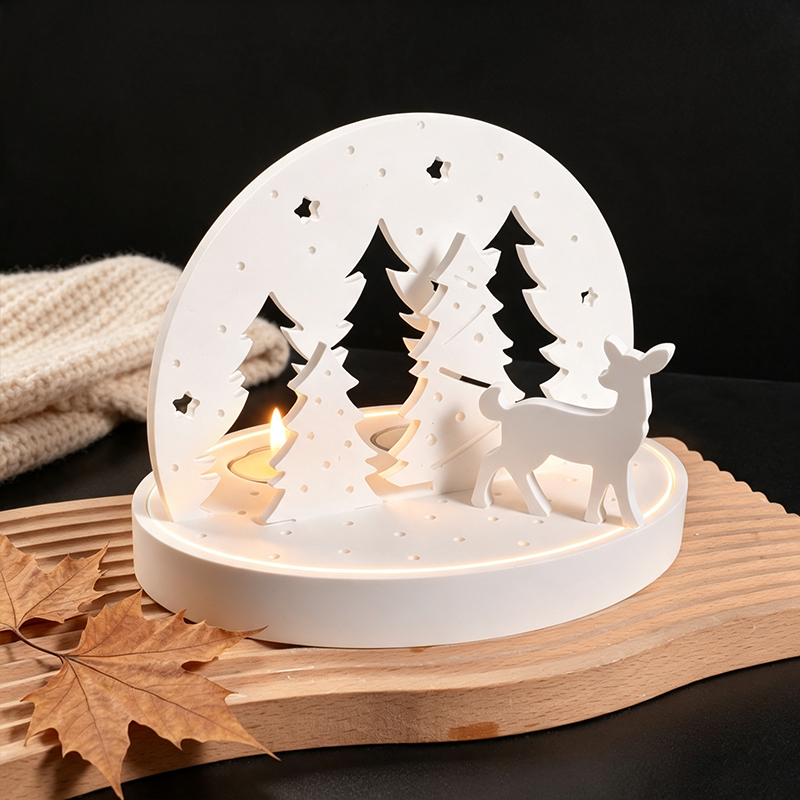 Kerst-Eland Theelicht Houder S - Candle Making Supplies Kit recensie en prijs