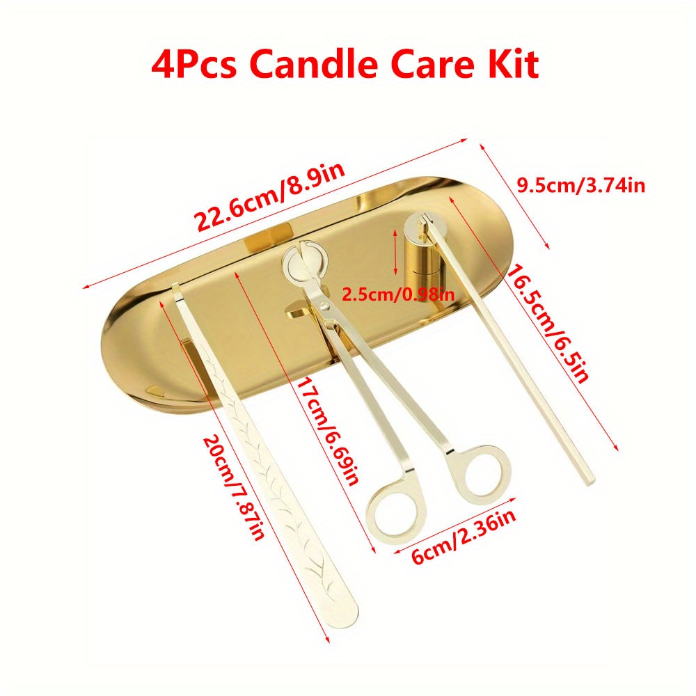 4 stks/set Luxe Kaars Care Kit - Candle Making Supplies Kit recensie en prijs