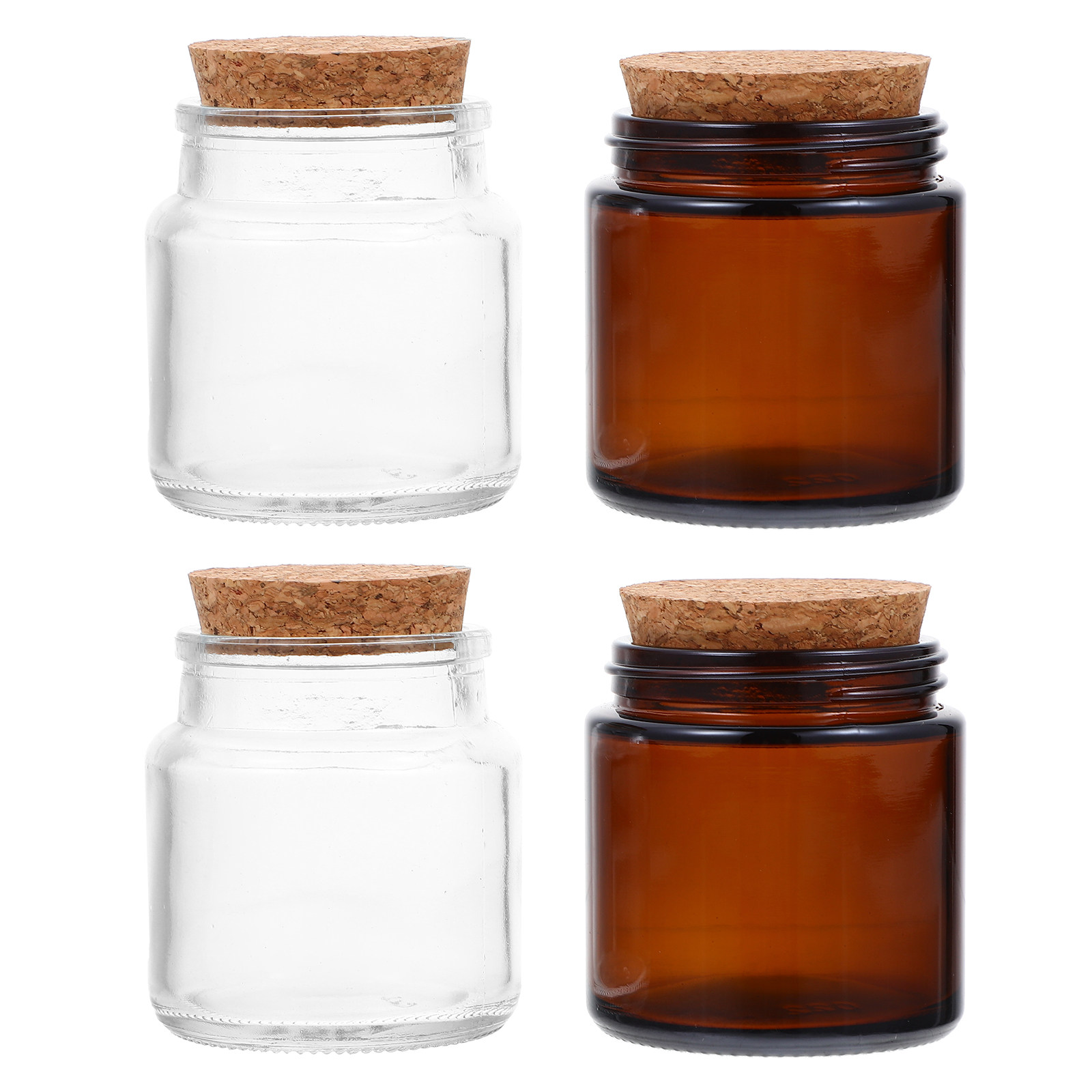 4 stuks glazen potten voor het - Candle Making Supplies Jars recensie en prijs