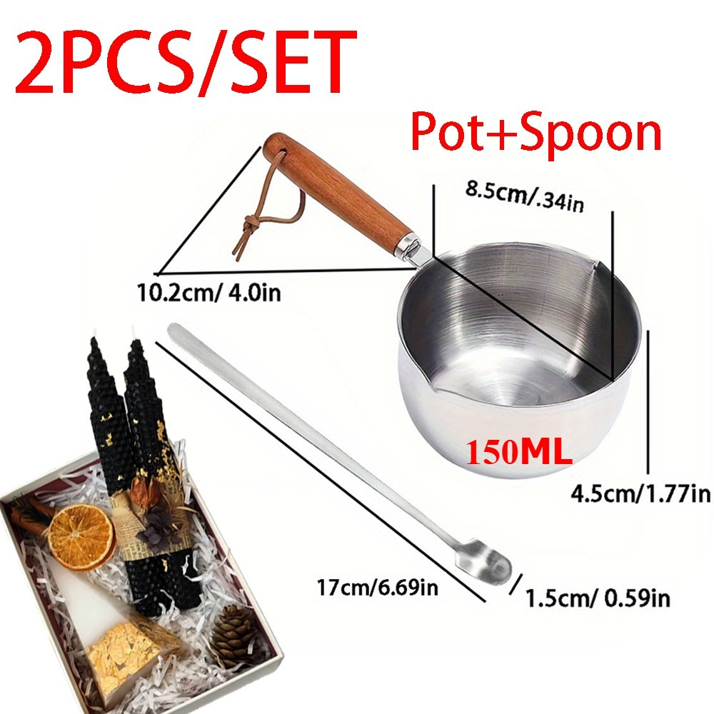 2 STUKS/SET Houten Handvat Was - Candle Making Supplies Kit recensie en prijs
