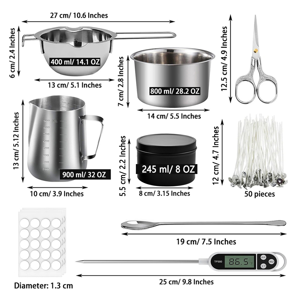 Glintmos DIY kaarsenmaakset me - Candle Making Supplies Kit recensie en prijs