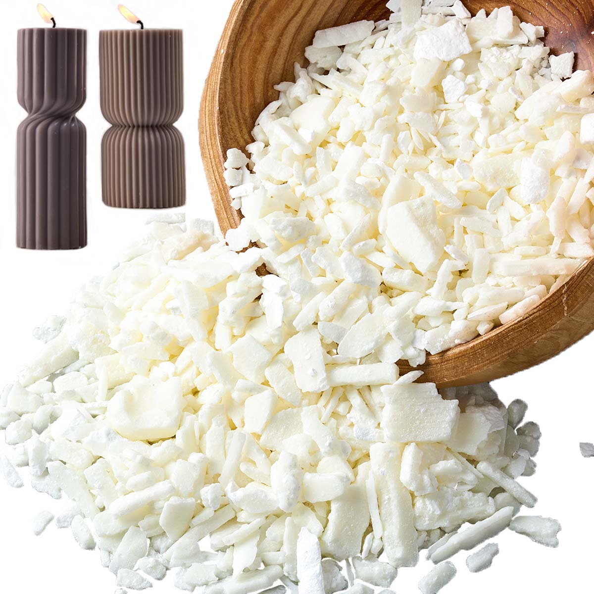1 pond zuiver witte sojawas vo - Candle Making Supplies Kit recensie en prijs