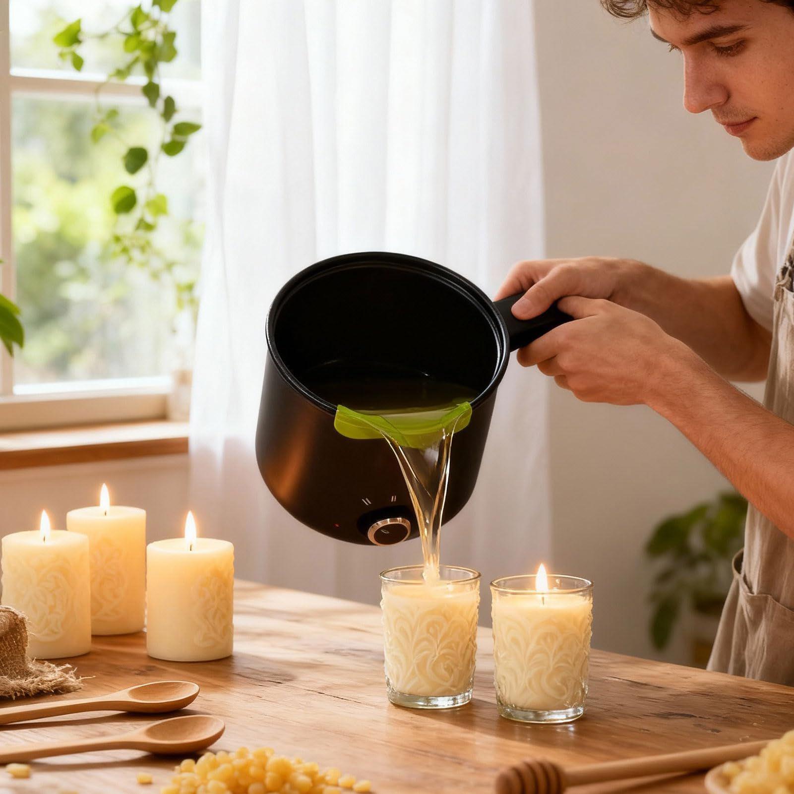 Kaarswas smeltpot 1,5L grote r - Candle Making Supplies Kit recensie en prijs