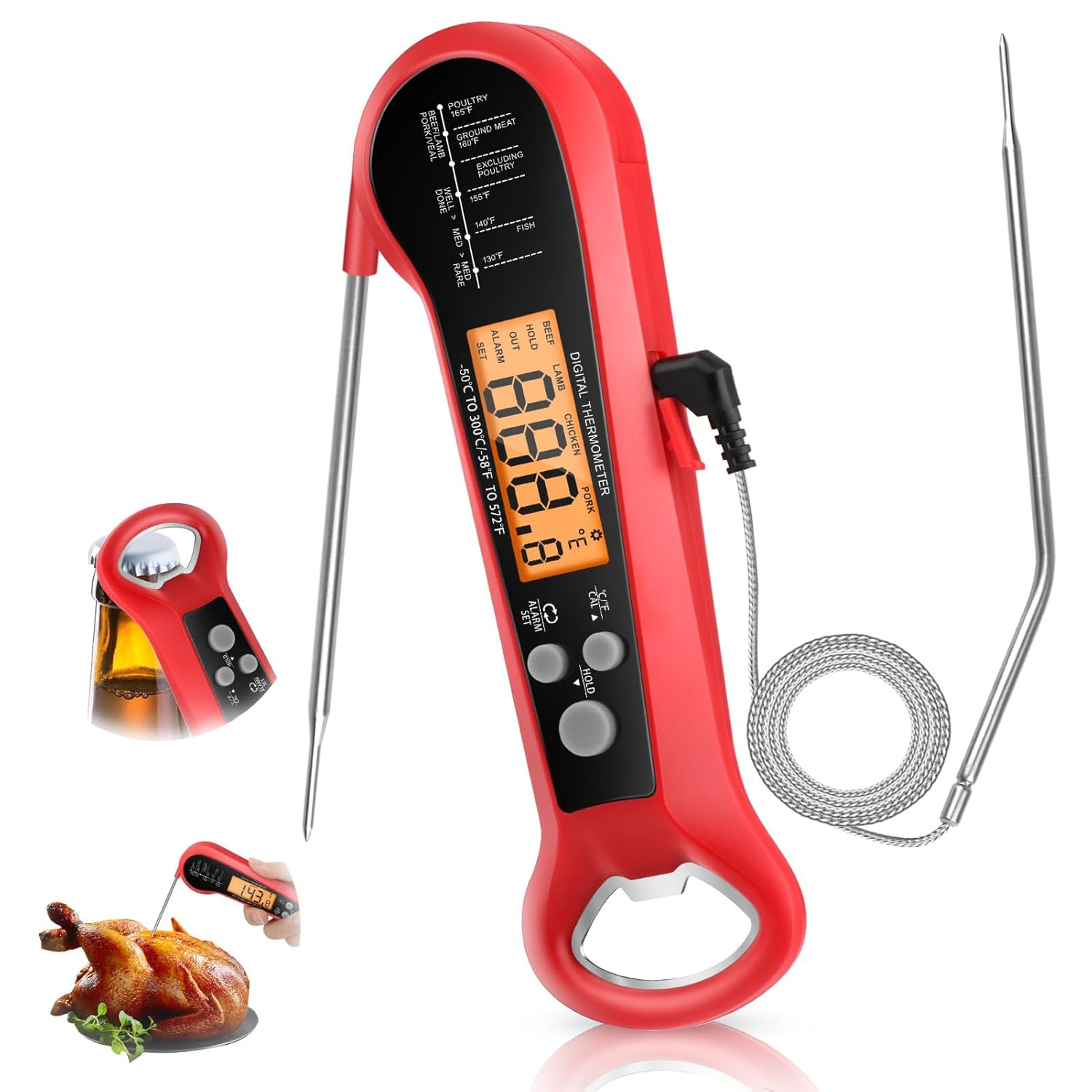 Lange kabel professionele digi - Digital Thermometer Probe recensie en prijs